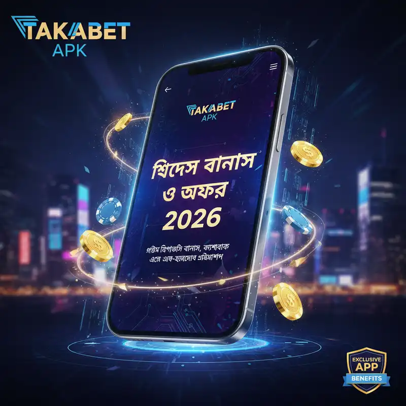 Takabet অ্যাপ বোনাস ও অফার ২০২৬